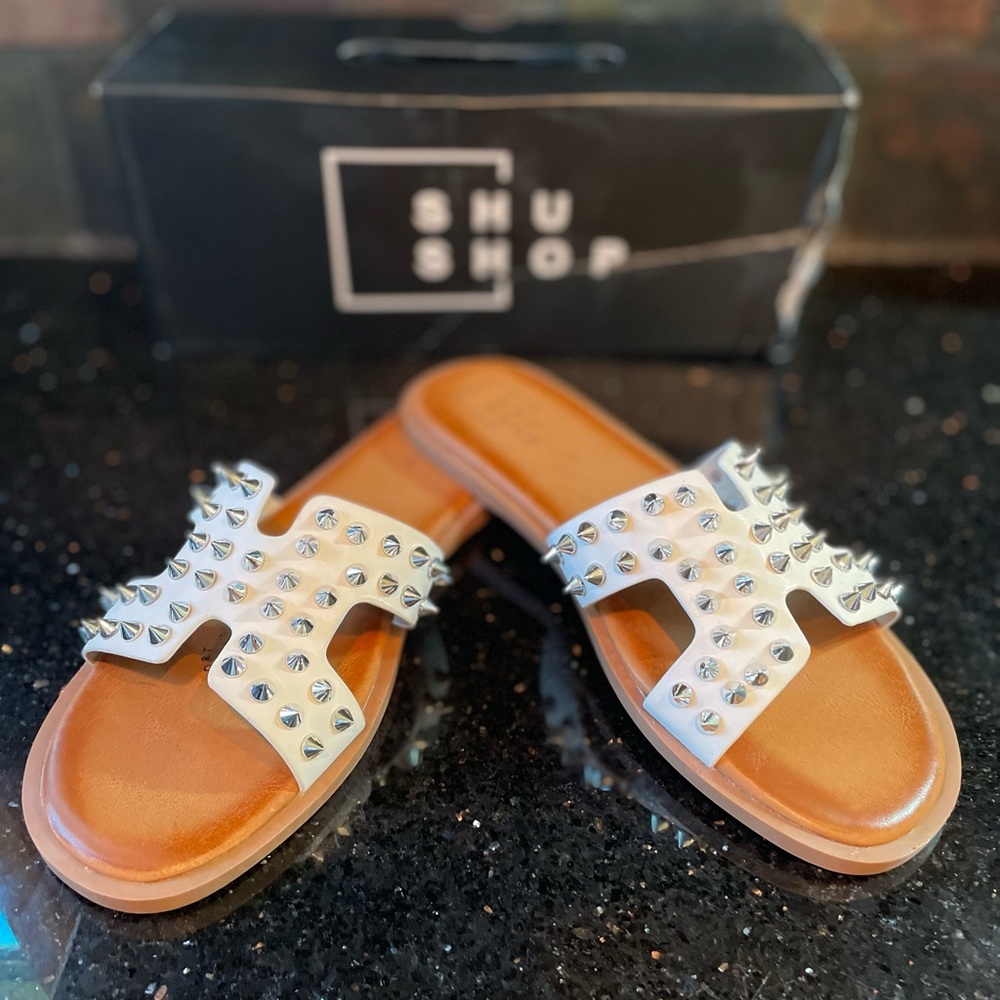 NWT ShuShop Studded Sandals